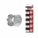 5x Pila de boton Litio CR2032 3V Koonenda
